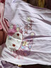 Hello Kitty女童内衣套装棉儿童秋衣套装秋冬秋衣秋裤家居服睡衣裤秋装 【春秋E款】紫色 55515 130cm 适合125-135cm 实拍图
