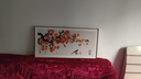 禾画新中式餐厅装饰画柿柿如意壁画客厅沙发背景挂画饭厅装饰画客厅画 柿柿如意-C款（特价） 80*40【晶瓷画+铝合金框】 实拍图