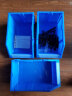 京度货架零件盒物料盒收纳盒工具盒螺丝盒五金盒分类盒货架加厚斜口款蓝 250*220*120mm 实拍图