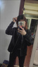 燕浔外套女装新品春季新款棒球服夹克长袖百搭气质显瘦女士上衣服开衫 黑色 M 实拍图