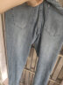 真维斯（JEANSWEST）九分牛仔裤男士宽松直筒2025春秋新款哈伦修身小脚休闲长裤子秋款 0522浅蓝色 28 码 实拍图