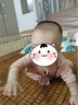 Aengbay昂贝 莫代尔婴儿睡衣秋季家居服宝宝连体衣睡袍新生儿睡袋薄款 浅红 90cm 实拍图