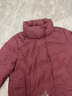 俞兆林（YUZHAOLIN）妈妈冬装羽绒棉服奶奶冬装中老年女装外套老人特大码加肥太太外套 酒红色 3XL 建议125-140斤 实拍图