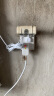 施耐德电气 错位五孔插座 86型暗装墙壁电源开关插座面板 皓呈系列 奶油白色 实拍图