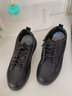 九寸阳光男鞋2025春季新款厨房防水防滑板鞋男士休闲皮鞋纯黑色工作鞋 黑色41码 实拍图