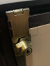 格玛斯抽屉锁免打孔冰箱锁门锁扣柜子锁柜门锁办公室铁皮柜锁配电柜锁具 3寸青古(不通开) 实拍图