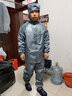 洛工村 防尘服 防静电服 无尘服  喷漆服 洁净服 分体带帽套装 【灰色分体连帽】防尘防静电 XXL 实拍图