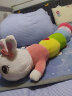 达娃小兔子玩偶毛绒玩具大号变身公仔布娃娃陪睡抱枕长条生日女孩可爱 全长1米 兔子毛毛虫 晒单实拍图