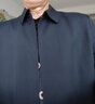 皮尔卡丹（pierre cardin）品牌行政夹克男士翻领外套春秋新款商务休闲干部茄克衫中年装上衣 藏青色 翻领 3XL (190) 【建议175-190斤】 实拍图