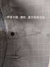 牛狼谷春夏英伦条纹商务西裤男士休闲裤直筒修身弹力格子休闲长裤子 1913格子浅灰色 32 实拍图