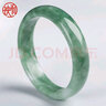 映和 玉手镯女 翠色手镯玉石翠绿色玉镯子贵州翠浅绿色飘花玉镯带证书送妈妈女友生日礼物 58-60适合120-130斤 实拍图