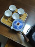 菲享 便携式旅行茶具套装懒人功夫茶具家用泡茶神器泡茶壶旅行功夫便携式懒人自动360旋转创意泡茶壶 旅行茶具套装-青花 实拍图