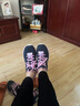 斯凯奇（Skechers）女鞋25冬季新款保暖轻便休闲鞋软底徒步健步妈妈鞋缓震跑步运动鞋 【热销款】粉红色/轻质舒适 送妈妈 现货速发 37 实拍图