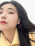 妙奕嘉耳环女2026年新款耳圈红色合金耳钉圆脸大脸适合气质新年礼物 安可拉红耳圈【3cm】 实拍图
