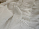 知筆墨知笔墨2021夏苎麻白色风琴褶文艺连衣裙女宽松圆领七分袖仙女长裙 白色 均码 晒单实拍图