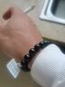 金石灵天然黑碧玺手链男女款水晶玛瑙情侣手链佛珠手串转运珠送生日礼物 黑碧玺手链10毫米 实拍图