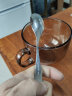 路卡酷（LUCUKU）304不锈钢短柄咖啡勺 鱼尾E款茶更儿童小勺宝宝甜品蜂蜜勺子 实拍图