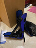 中量钉子鞋丁字防旋鞋医用康复足托卧床专用防足下垂矫正器足踝矫形鞋 蓝色升级支架款【单只】 M码：38-42码 实拍图