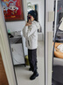 蕉内（Bananain）【赵露思同款】氧气505 Proof女士工装阔腿裤三防裤子24秋冬新款 黑色 M 实拍图