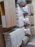 创繁现代可拆洗布艺沙发简约客厅小户型免洗科技布沙发组合家具 三人位+左右互换贵妃+茶几 乳胶+弹簧座包/科技布 实拍图