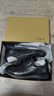 宾度（J.Benato）【品牌旗舰】男鞋男士休闲皮鞋春夏季男舒适透气厚底运动鞋 黑色 41 (255mm) 实拍图