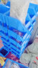 京度货架零件盒物料盒收纳盒工具盒螺丝盒五金盒分类盒加厚斜口款蓝 520*350*190mm 实拍图