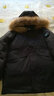 雅鹿羽绒服男女同款新款貉子毛领情侣装加厚保暖派克服保暖防寒外套NR 黑色-女 L /175 实拍图