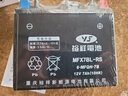 裕祥电池MFX7BL-RS摩托车电瓶五羊本田新大洲骑士125通用干电瓶 实拍图