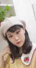 南极故事纯羊毛贝雷帽女秋冬季新款韩版百搭加厚保暖画家帽蓓蕾帽南瓜帽子 米白色-八角款 均码 实拍图