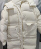 森马（Semir）90绒羽绒服女长款收腰显瘦冬季宽松连帽三防厚外套101724113055 实拍图