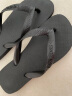 havaianas哈唯纳Top炫彩夹脚人字拖女夏海边平底拖鞋亲子款 0090-火耀黑 45-46 巴西码 实拍图