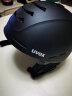 UVEX legend 2.0传奇鲨鱼腮滑雪头盔 德国优维斯进口单双板全地形雪盔 哑光黑 55-59cm 亚洲版 实拍图