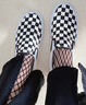 VANS范斯官方 经典款Slip-On黑白棋盘格经典一脚蹬鞋帆布鞋低帮 黑白棋盘格 46 实拍图