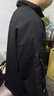 普戈斯（PUGESI）胖子大码外套男秋冬季加棉加厚上衣潮流休闲户外宽松褂子翻领夹克 JK3089黑色 常规 5XL 建议210-230斤 实拍图
