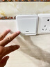 源京电气 无线遥控免布线智能开关家用86型220V 电灯触摸墙壁面板 珍珠白1开：1个主开关+1个随意贴 实拍图