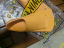 英发（YINGFA）脚蹼游泳训练短脚蹼浮潜自由泳儿童脚蹼脚掌成人潜水专业蛙鞋 黄色 XXS（34-36码） 实拍图