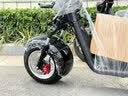 艾行者哈雷电动滑板双轮男女电瓶车非摩托车两轮成人锂电池可拆卸代步宽轮胎车亲子代步上放学接送车 X20款160公里可取充2000W60码 实拍图