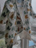 童泰婴儿连体衣0-6月秋冬季保暖宝宝衣服家居服内衣长袖偏开系带 绿色 66cm 实拍图