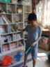 华铃儿童初学者小学生双轮三轴空竹老人健身运动大号全套抖空竹专卖 水晶叶铃 小号 蓝色 3轴 全套 实拍图