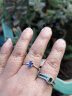 廷亮 0.5克拉斯里兰卡天然蓝宝石戒指女18k金镶嵌钻石 9至23号现货 晒单实拍图