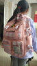 爱迪生发明家初中生书包贝儿小学生大容量女生减负双肩背包 2260-1 粉色大号 实拍图