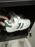 SNOOPY史努比童鞋儿童运动鞋秋季男童小白鞋女童低帮板鞋3940白绿28 实拍图