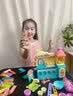 企驭儿童过家家玩具女孩子彩泥冰淇淋机手工DIY橡皮泥模具生日礼物 84件【桌布+围裙+收纳袋】36彩泥 实拍图