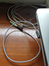 CABLE CREATION一绳3.5mm公对母音频延长线台式机笔记本电脑DVD手机MP3接耳机音响麦克风加长连接音频线 黑色弯头 3节 0.45米 实拍图
