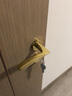 固特（GUTE）金色分体门锁室内静音锁轻奢简约卧室房间木门把手家用通用锁具 7216分体金色（把手左右通用） 适合门厚35-45mm 实拍图