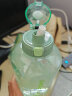 炊大皇塑料杯大容量水壶吨吨桶夏季大肚杯运动水壶塑料水杯绿色1600ml 实拍图