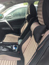 鼎涵汽车坐垫四季通用布艺全包围汽车座套亚麻透气座椅套车垫套适用于 豪华版黑咖色 荣放威驰卡罗拉雷凌凯美瑞致炫 实拍图