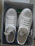 咖织（Kaazzhhee）小白鞋轻奢2024春季新款松糕厚底内增高男女鞋情侣运动休闲板鞋 雾霾蓝【千元级品质】礼盒包装 41 【男码】 实拍图