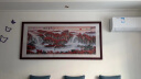 好久不见【好评过万】新中式客厅装饰画鸿运当头壁画沙发背景墙挂画 鸿运当头 80*170 紫檀香色 实拍图