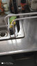 水槽沥水架可伸缩水池沥水篮方便易安装通用大容量耐用实用美观厨房用品洗碗抹布收纳置物架 米白色1只 实拍图